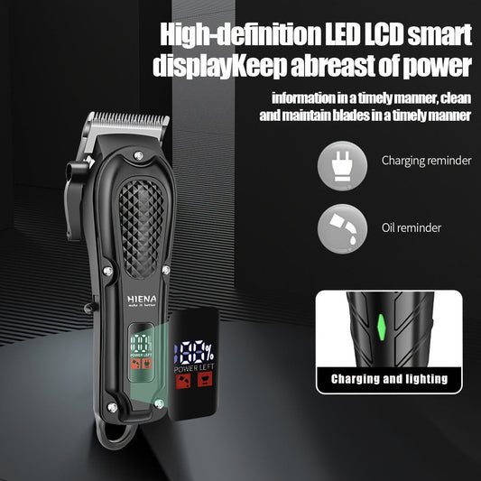 Men's Electric Hair Clipper with LCD Display-1