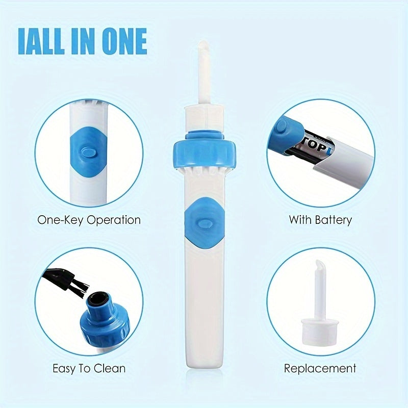 Ear Cleaner Wax Remover Battery Powered Soft Head-2